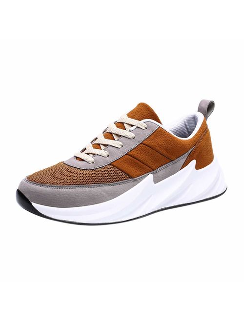 VonVonCo Fashion Men's Mesh Breathable Lightweight Sports Shoes Non-Slip Running Shoes