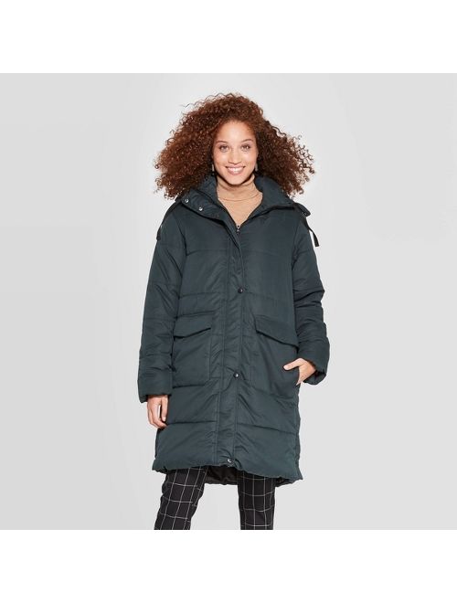 Women's Quilted Puffer Jacket - A New Day