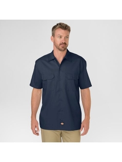 Men's Big and Tall Original Fit Short Sleeve Twill Work Shirt