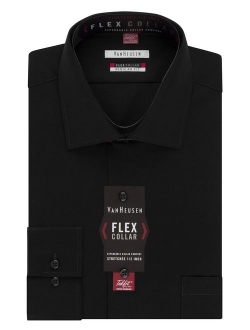 Flex Regular Fit Solid Long Sleeve Dress Shirt