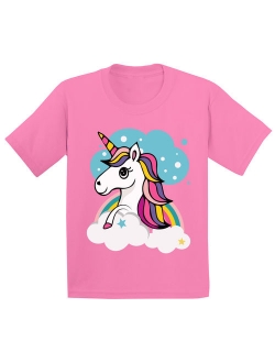 Cute Unicorn Shirt for Youth Kids Boys Unicorn Gifts for Girls Unicorn Love Unicorn Gifts Unicorn Party Outfits for Girls Unicorn Birthday Gifts Unicorn Th