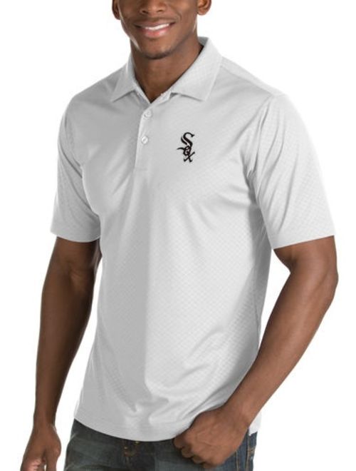 Buy Chicago White Sox Antigua Inspire Desert Dry Polo - White online ...