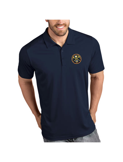 Denver Nuggets Antigua Tribute Polo - Navy