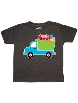 Valentine's Day Heart Truck Toddler T-Shirt