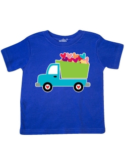 Valentine's Day Heart Truck Toddler T-Shirt