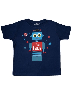 Robot 4th Birthday Toddler T-Shirt