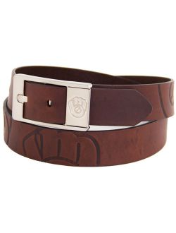 Milwaukee Brewers Brandish Leather Belt - Brown