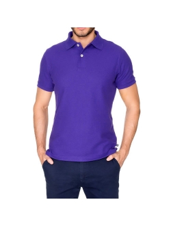 Uniforms Young Men's Modern Fit Short Sleeve Polo Shirt