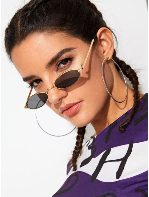 Shein Oval Lenses Sunglasses