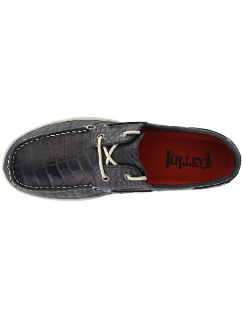 Ferrini Men's Print Belly Loafer Black 10D