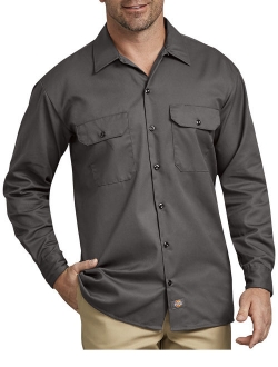 Men's Original Fit Long Sleeve Twill Work Shirt