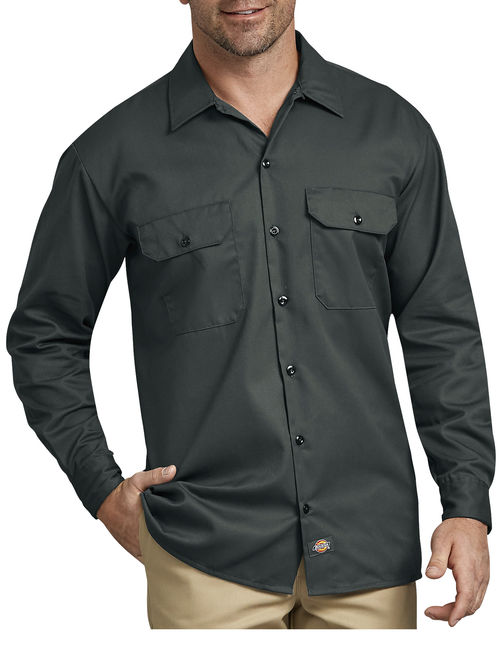 Dickies Men's Original Fit Long Sleeve Twill Work Shirt