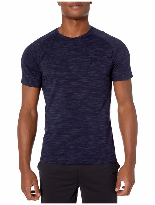 Amazon Brand - Peak Velocity Men's Merino Jersey Short Sleeve Crew Neck Tee