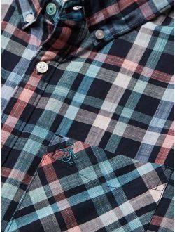 Original Penguin Men's Long Sleeve Plaid Button Down Shirt