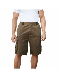 Boulder Creek by Kingsize Men's Big and Tall Ripstop Cargo Shorts