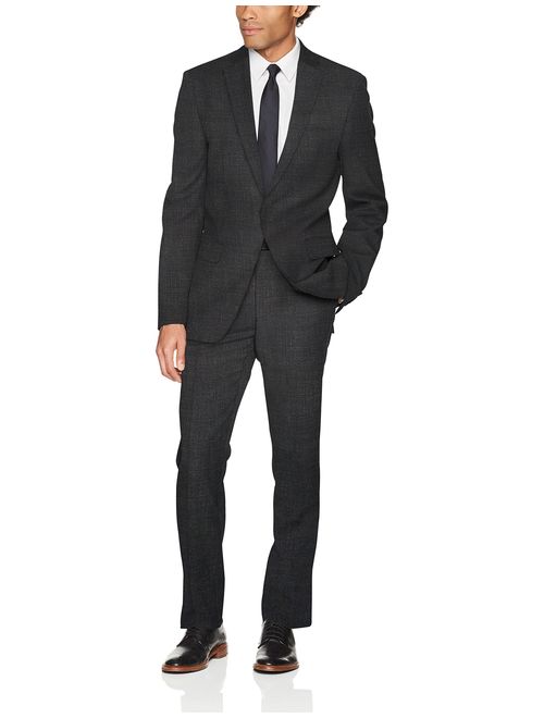 DKNY Men's All Wool Slim Fit Suit