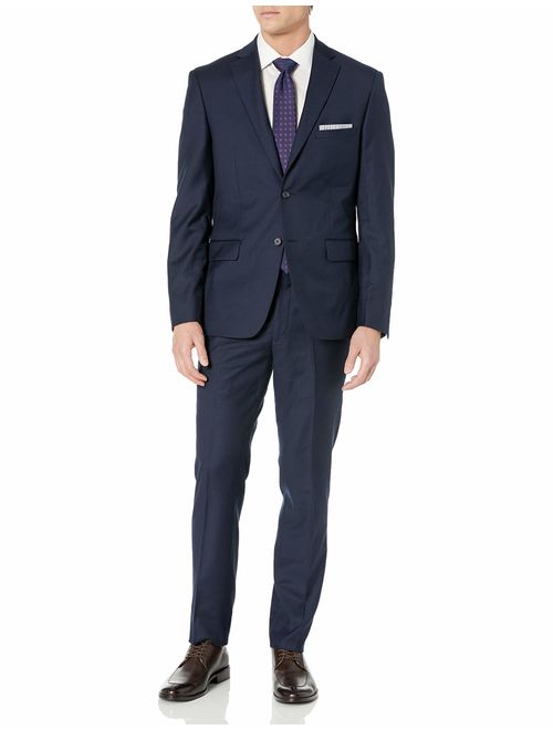 DKNY Men's All Wool Slim Fit Suit