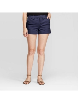 Women's High-Rise Chino Shorts - A New Day™