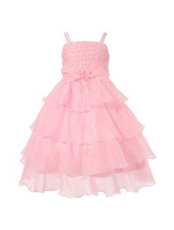 Richie House Girls' Long Dress or Bolero with Pearls Size 3-12Y RH0918