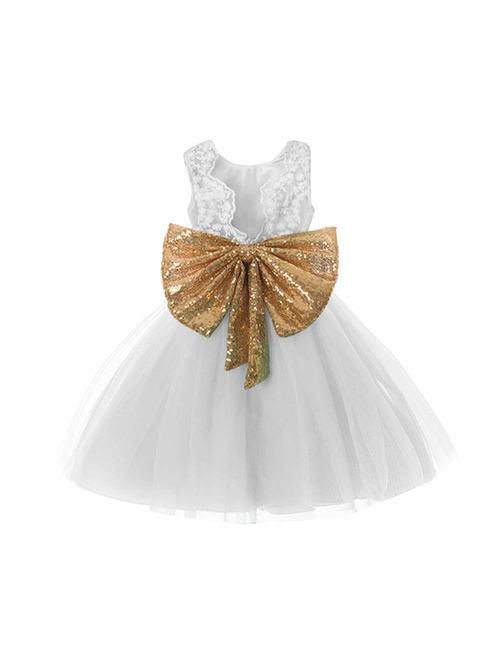 0-12 Years Baby Flower Girl Dress Wedding