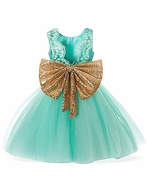 0-12 Years Baby Flower Girl Dress Wedding