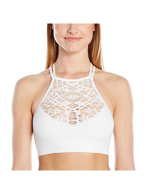 Amazon Brand - Mae Women's High-Neck Bralette with Cutouts (for A-C cups)