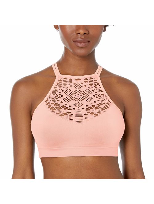 Mae Women's High-Neck Lace Bralette for A-C cups