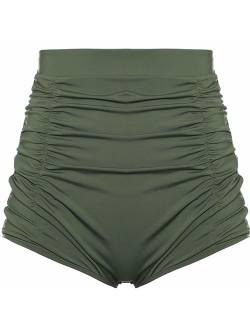 DUSISHIDAN Women's Swim Shorts with Side Ties