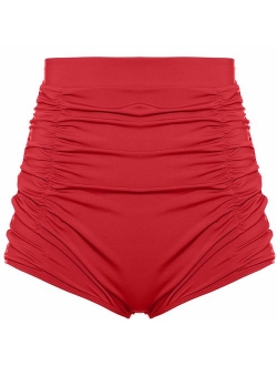 DUSISHIDAN Women's Swim Shorts with Side Ties