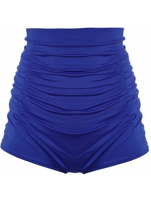 DUSISHIDAN Women's Swim Shorts with Side Ties