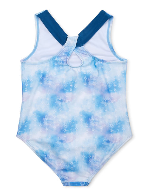 Frozen Elsa One-Piece Swimsuit (Little Girls)