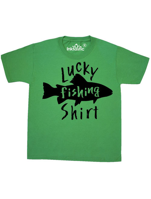 Lucky Fishing Shirt- fish Youth T-Shirt