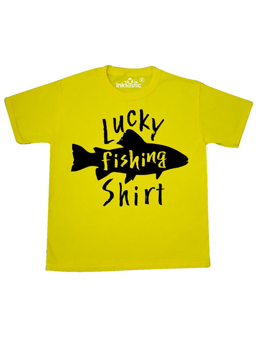 Lucky Fishing Shirt- fish Youth T-Shirt