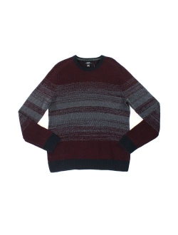 Mens Ombre' Stripe Pullover Sweater