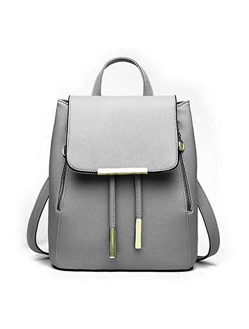 B&E LIFE Fashion Shoulder Bag Rucksack PU Leather Women Girls Ladies Backpack Travel bag