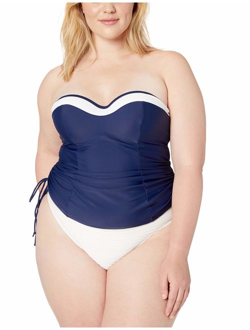 Panache Women's Plus Anya Cruise Bra Sized Molded Bandeau Tankini