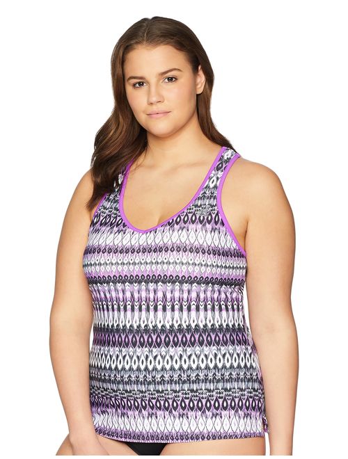 Women's Teardrop Xo Racer Back Tankini Top