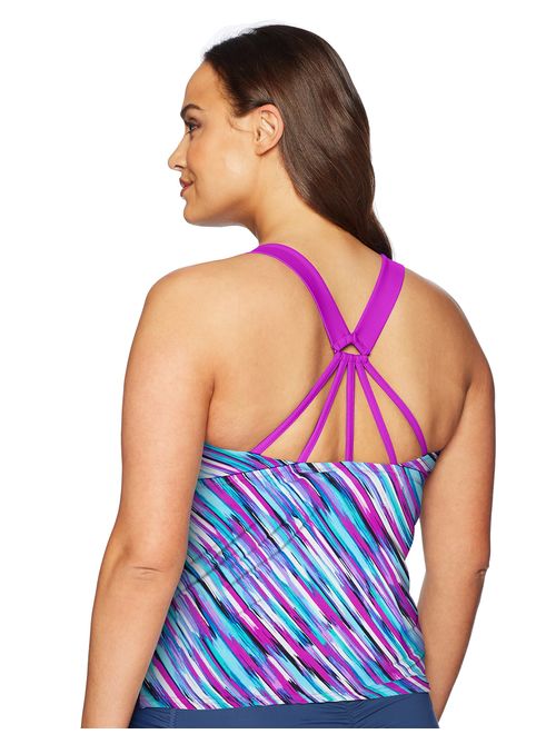 Women's Plus Size Monsoon Sunburst Tankini Top