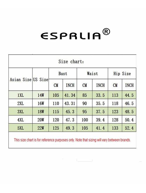 ESPRLIA Plus Size Floral Prinit Halter Swimwear One Piece Pin up Tankini Swimwear