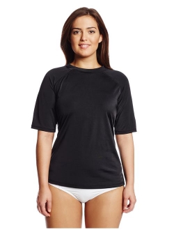 Women's Plus-Size UPF 50  Active Rashguard & Workout Top