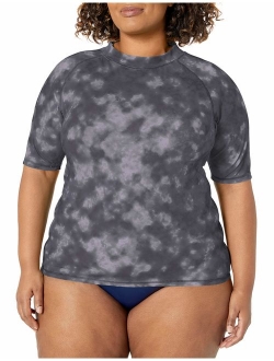 Women's Plus-Size UPF 50  Active Rashguard & Workout Top