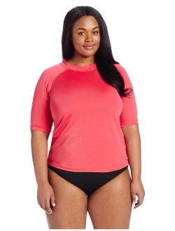 Women's Plus-Size UPF 50  Active Rashguard & Workout Top