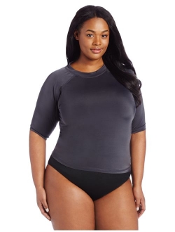 Women's Plus-Size UPF 50  Active Rashguard & Workout Top