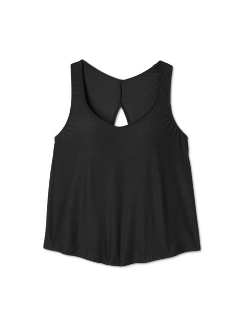 Women's Back Tie Tankini Top - Kona Sol Black