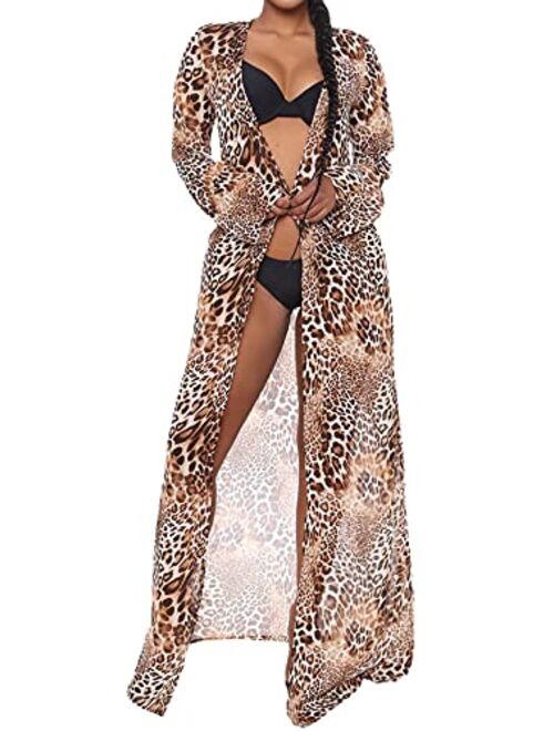 Women's Sexy Sleeveless Swimsuit Cover Ups Sheer Crochet Beach Bikini See Through Long Maxi Swimwear Maxi Dresses Plus Size