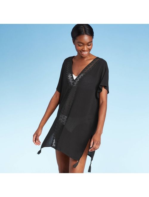 Women's Crochet Insert Cover Up Dress - Kona Sol