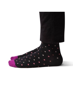 PREMIUM REINFORCED Crew Length Men's Dress Socks - Great for Mardi Gras, Valentine's Day, St. Patrick's Day and more