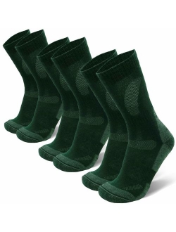 Merino Wool Hiking & Walking Socks for Men, Women & Kids, Trekking, Outdoor, Cushioned, Breathable 3 Pack