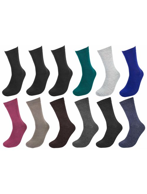 12 Pairs Men Dress Socks