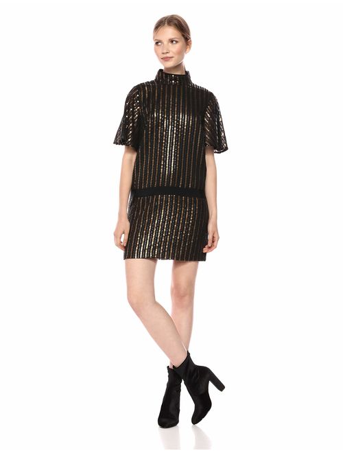 Ali & Jay Women's Striped Sequin Dress